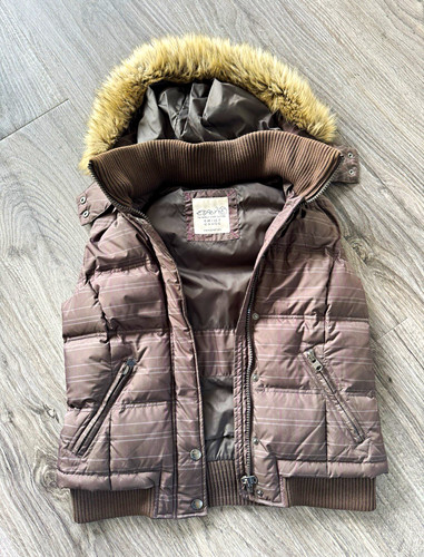 Esprit damen daunenweste braun - damen,