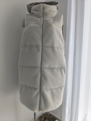 Herno damen faux - faux-fur-weste, mit