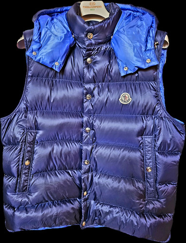 Moncler daunen steppweste blau - daunen,