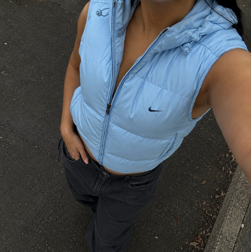 Nike pufferweste hellblau - nike,