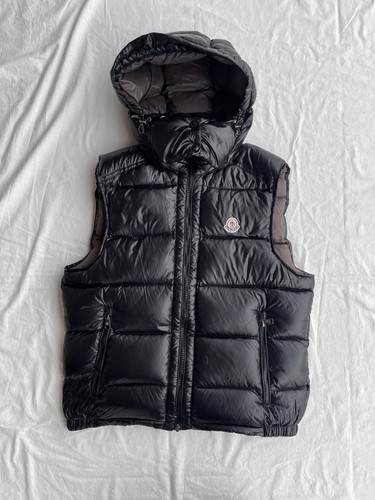 Moncler daunenweste mit kapuze - daunenweste,